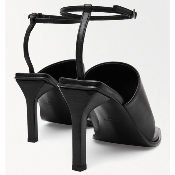 COS Atelier Sphere Heeled Sandals w Silver Accents 90s designer quiet luxury NWB - Picture 14 of 15